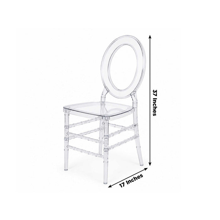 acrylic chiavari chairs, clear ghost chairs, transparent chiavari chairs, acrylic event chairs, resin chiavari chairs, stackable chiavari chairs, armless ghost chairs#color_clear