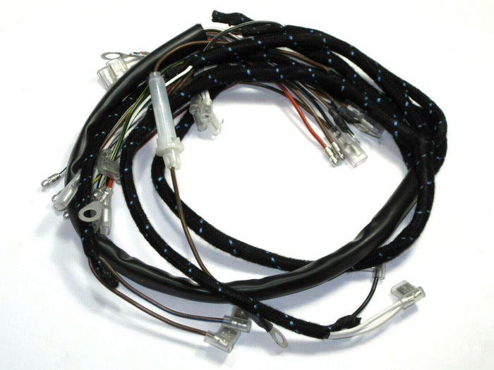 BSA wire harness MAIN A65 A50 unit twin 1968 1969 12v cloth covered UK made