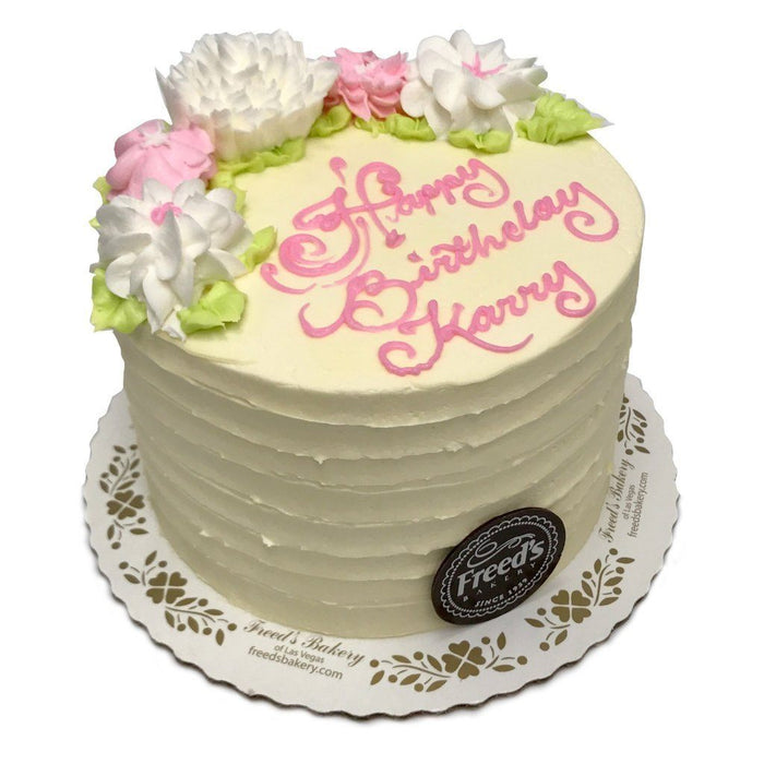 Circles of Flowers Cake Freed's Bakery