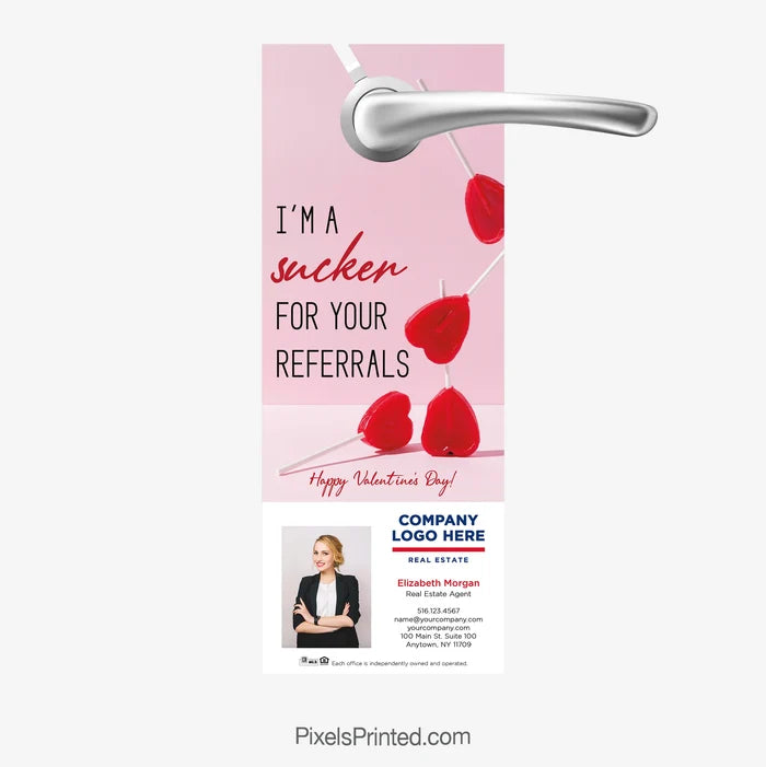 ERA Real Estate Valentine's Day Door Hanger for referrals
