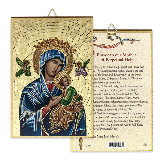 Mosaic Plaque: Our Lady of Perpetual Help