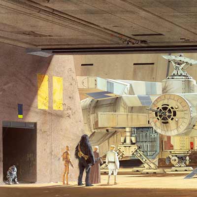 Spaceport Hangar on Mos Eisley