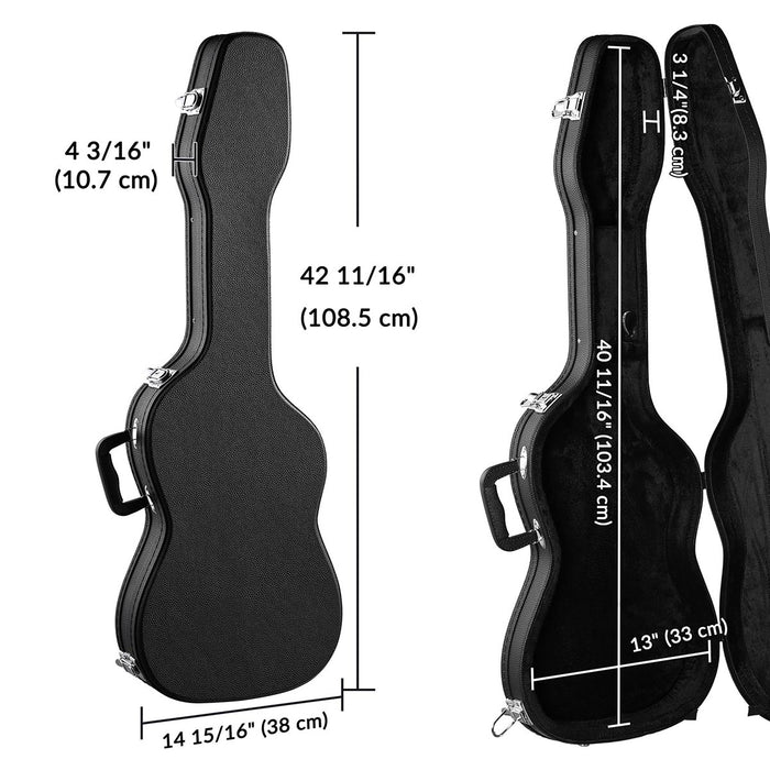 TheLAShop Electric Guitar Hardshell Case with Lock for Stratocaster Guitars Image