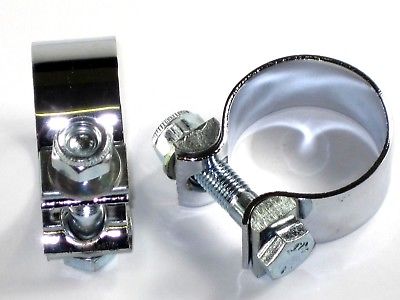 TRIUMPH 1 3/8" exhaust crossover CLAMPS clamp set 70-7512 complete