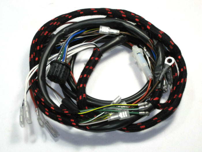 Triumph 650 Wire harness cloth 65 covered 1965 2 switches 88SA