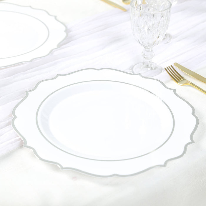 White | Silver