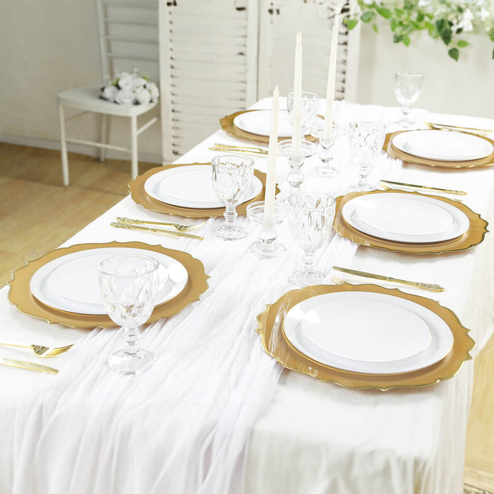 plastic, clear charger plates, dinnerware chargers, decorative chargers, table chargers#color_parent