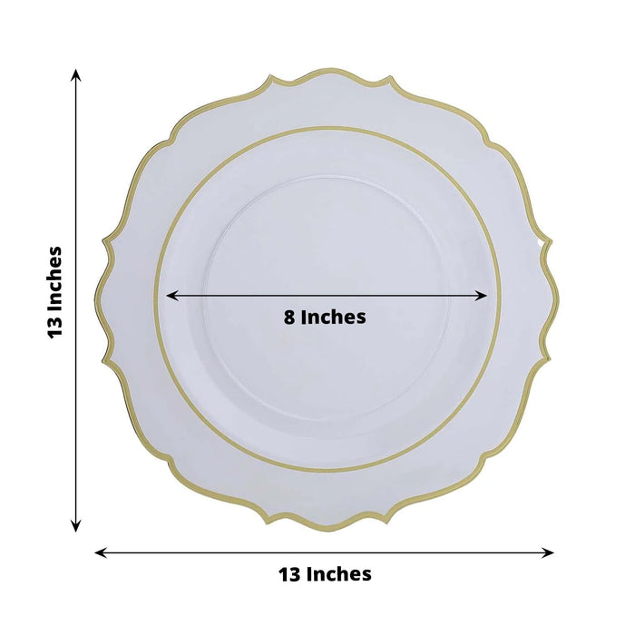 plastic, clear charger plates, dinnerware chargers, decorative chargers, table chargers#color_parent