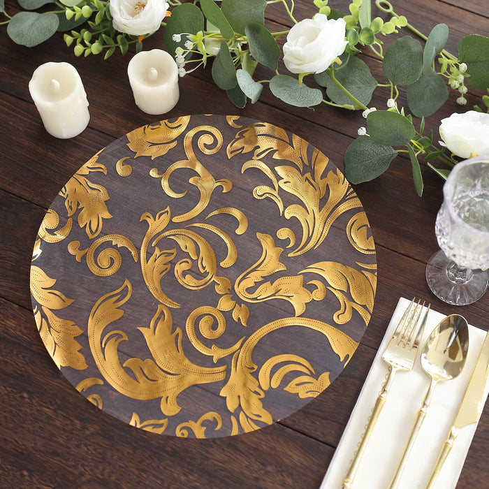 gold placemats, table placemats, table mat, dining table placemats, round placemat#color_gold