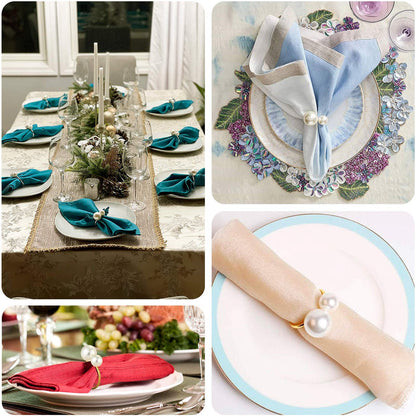metal, napkin rings, pearl napkin ring, napkin holder rings, table napkin rings#color_parent