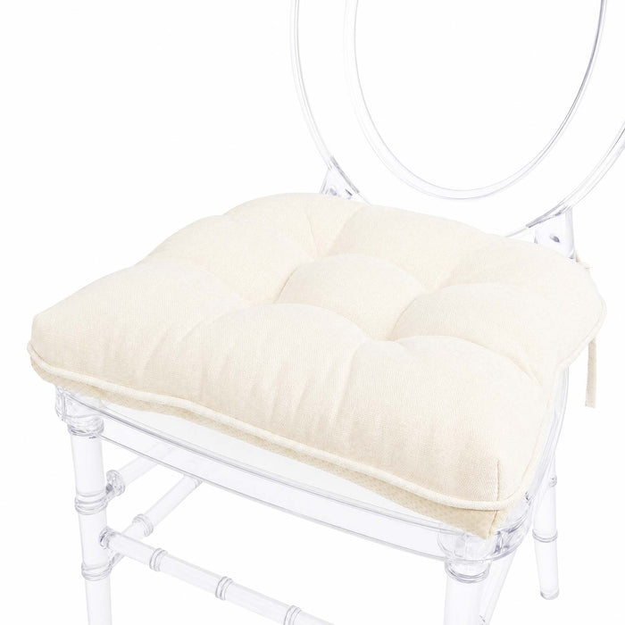 tufted chair cushions, tufted chair pads, chair cushions, chair pads, dining chair cushions, dining chair pads, tufted seat cushions, chair seat cushions#color_ivory