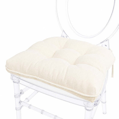 tufted chair cushions, tufted chair pads, chair cushions, chair pads, dining chair cushions, dining chair pads, tufted seat cushions, chair seat cushions#color_ivory