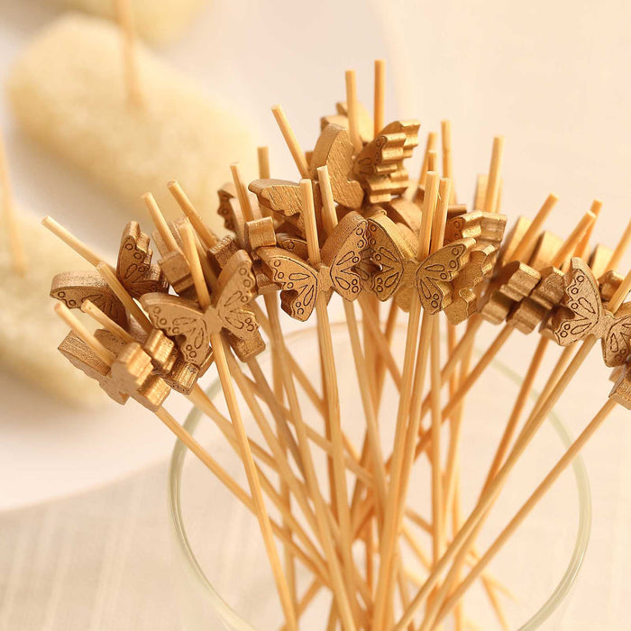 Bamboo Skewers, Party Picks, Cocktail Sticks, Appetizer Picks, Fruit Skewers#color_parent