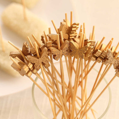 Bamboo Skewers, Party Picks, Cocktail Sticks, Appetizer Picks, Fruit Skewers#color_parent