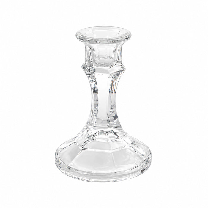 glass taper candle holders, clear candlestick holders, glass candlestick holders, taper candle stands, decorative taper candle holders#color_clear