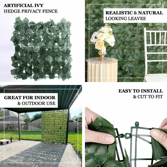 ivy privacy fence, artificial privacy fence, faux fence, ivy fence screen, ivy wall#color_parent