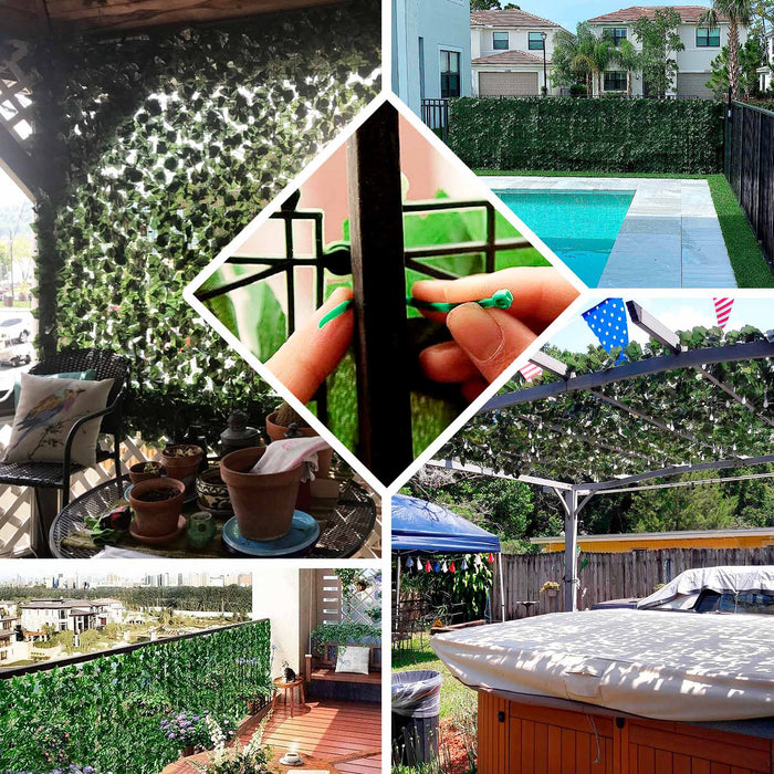 ivy privacy fence, artificial privacy fence, faux fence, ivy fence screen, ivy wall#color_parent
