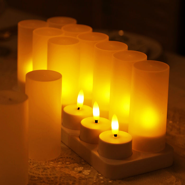 tealight candles,led candles, flameless candles, warm white candles, led tealight candles, flameless tealight candles#color_white