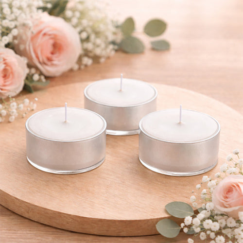 tealight candles, candles, wax candles, unscented candle, wax tealight candle#color_white