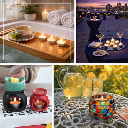 tealight candles, candles, wax candles, unscented candle, wax tealight candle#color_white