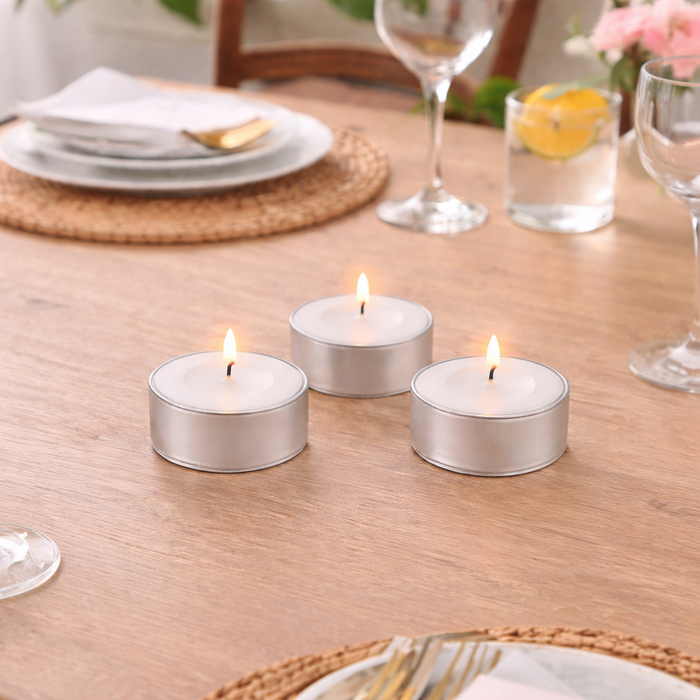 tealight candles, candles, wax candles, unscented candle, wax tealight candle#color_white