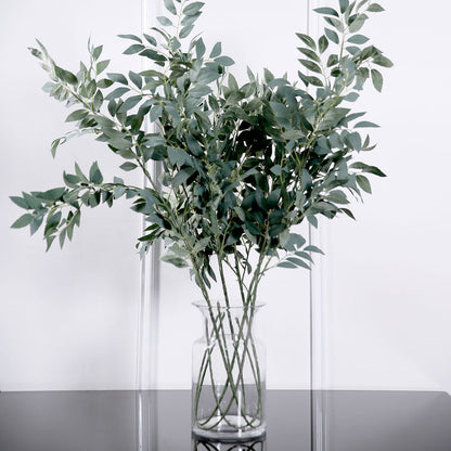 Artificial Indoor Plants, Bouquet Fillers, Faux Plants, Artificial Plant Decor, Honey Locust#color_frosted-green