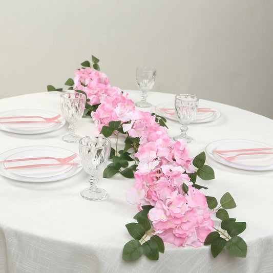 flower garland, hydrangea garland, flower vine, silk garland, artificial garland, artificial flowers#color_parent