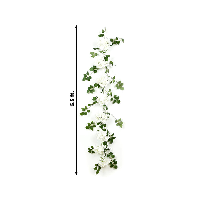 flower garland, hydrangea garland, flower vine, silk garland, artificial garland, artificial flowers#color_parent