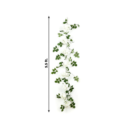 flower garland, hydrangea garland, flower vine, silk garland, artificial garland, artificial flowers#color_parent