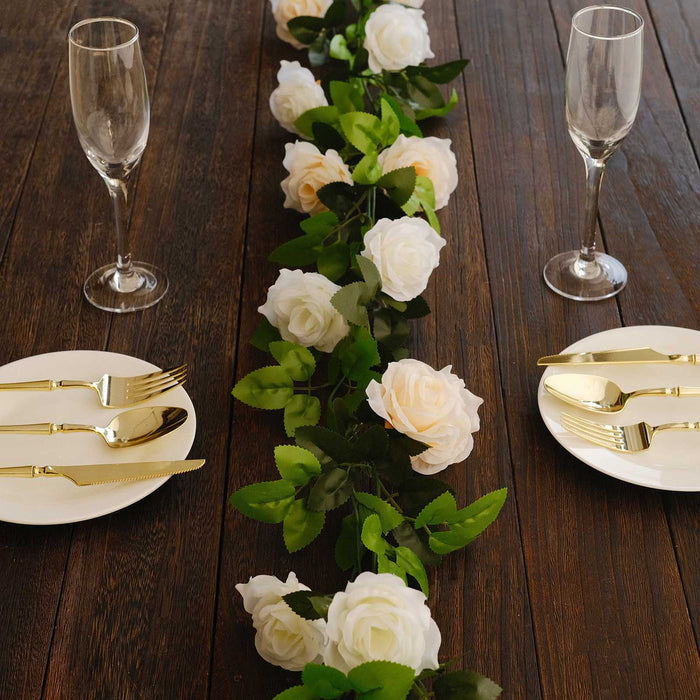 artificial flower garland, rose garland, flower vines, hanging vines, flowers and vines#color_parent