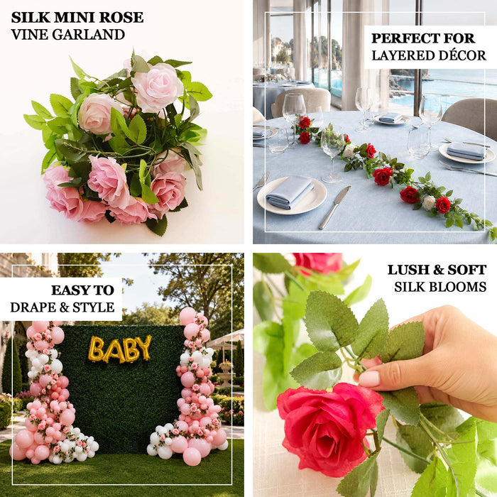 artificial flower garland, rose garland, flower vines, hanging vines, flowers and vines#color_parent
