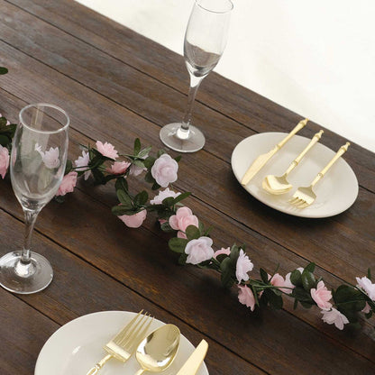 artificial flower garland, rose garland, flower vines, hanging vines, flowers and vines#color_parent
