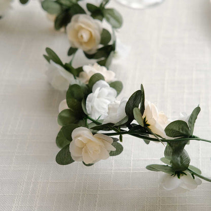 artificial flower garland, rose garland, flower vines, hanging vines, flowers and vines#color_parent