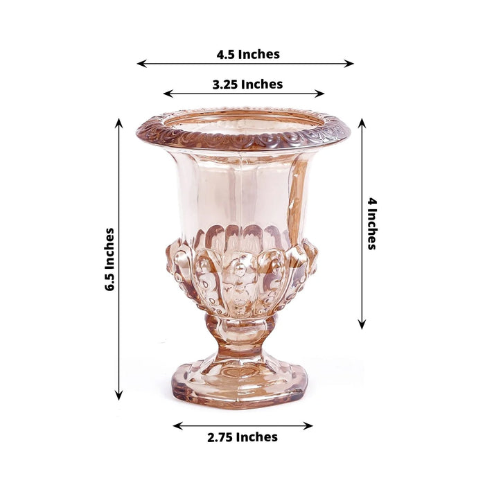 glass flower vases, roman vases, centerpiece vases, pedestal vases, flower urn vase#color_parent