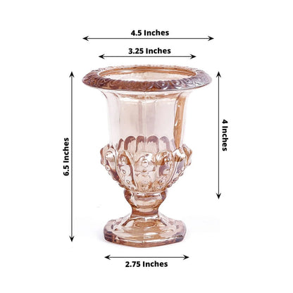 glass flower vases, roman vases, centerpiece vases, pedestal vases, flower urn vase#color_parent