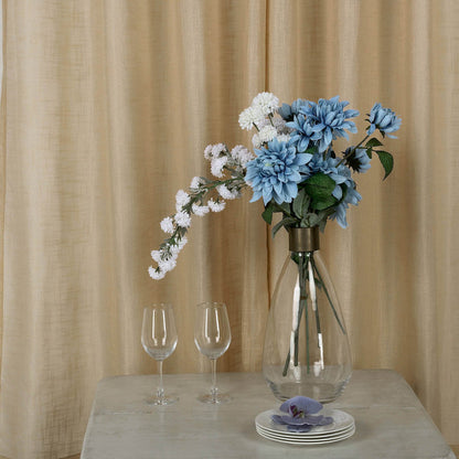 Linen Curtains, Linen Curtain Panels, Semi Sheer Curtains, Faux Linen Curtains, Linen Curtain Panels With Grommets#color_parent