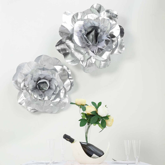 decorative flowers, wall flower decor, large artificial flowers, foam craft flowers, artificial rose flowers#color_parent
