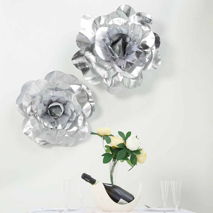 decorative flowers, wall flower decor, large artificial flowers, foam craft flowers, artificial rose flowers#color_parent