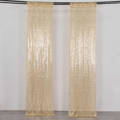 sequin curtain, sparkle curtains, sequin panels, backdrop curtain, sequins backdrop#color_champagne