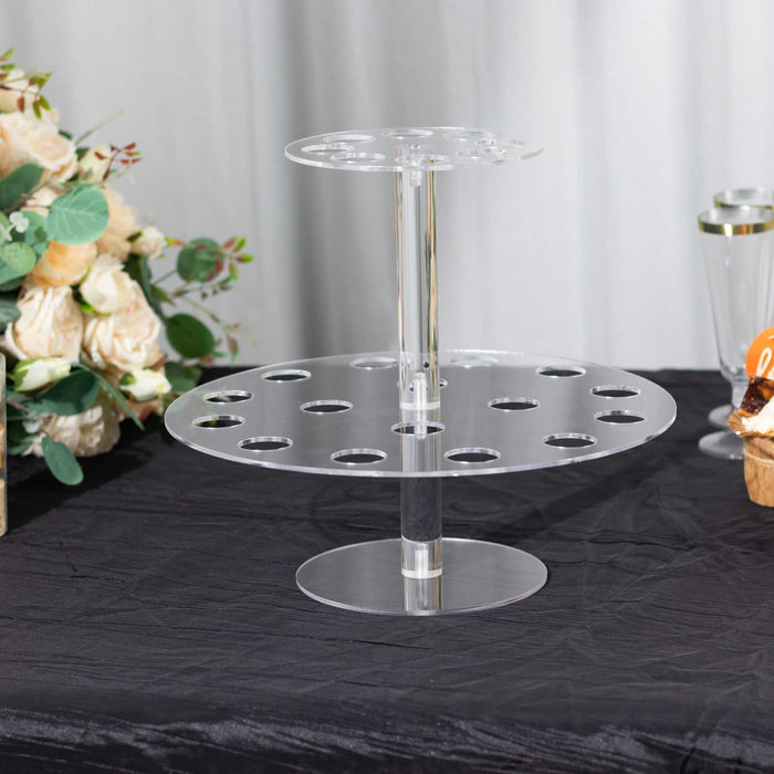 acrylic, ice cream cone stand, ice cream cone holder, waffle cone holders, display stand#color_clear