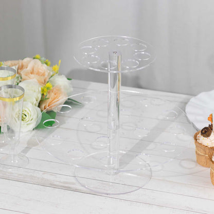 acrylic, ice cream cone stand, ice cream cone holder, waffle cone holders, display stand#color_clear
