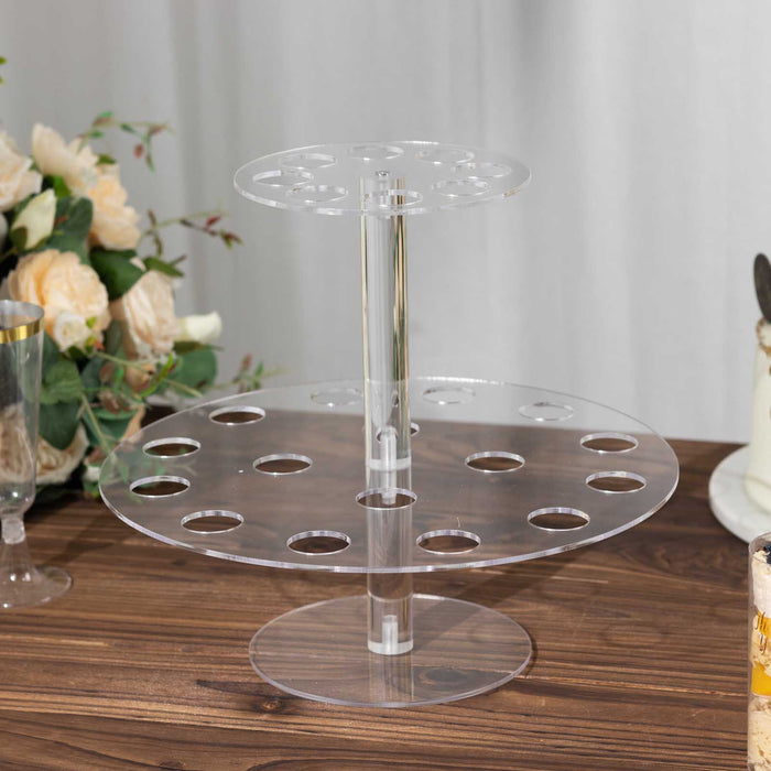 acrylic, ice cream cone stand, ice cream cone holder, waffle cone holders, display stand#color_clear