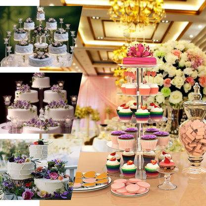 Acrylic Cake Stand, Tiered Cupcake Stand, Dessert Holder, Tiered Dessert Stand, Cupcake Display Stand#size_parent