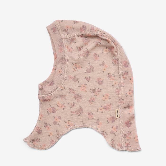 Wheat Wool 2 Wool Balaclava Felix Accessory 1358 lilac flowers