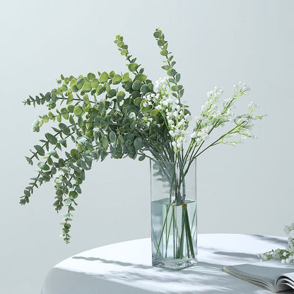 Artificial Indoor Plants, Fake House Plants, Faux Plants, Artificial Plant Decor, Artficial Eucalyptus Plant#color_frosted-green