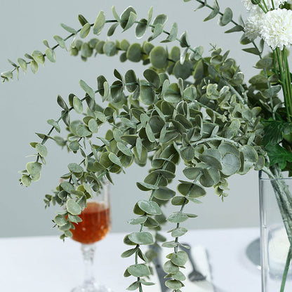 Artificial Indoor Plants, Fake House Plants, Faux Plants, Artificial Plant Decor, Artficial Eucalyptus Plant#color_frosted-green