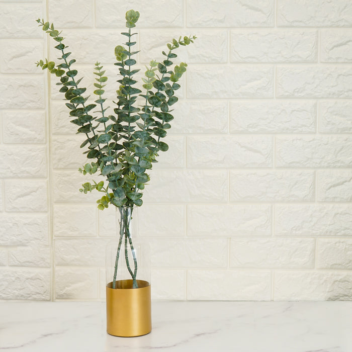 Artificial Indoor Plants, Fake House Plants, Faux Plants, Artificial Plant Decor, Artficial Eucalyptus Plant#color_frosted-green