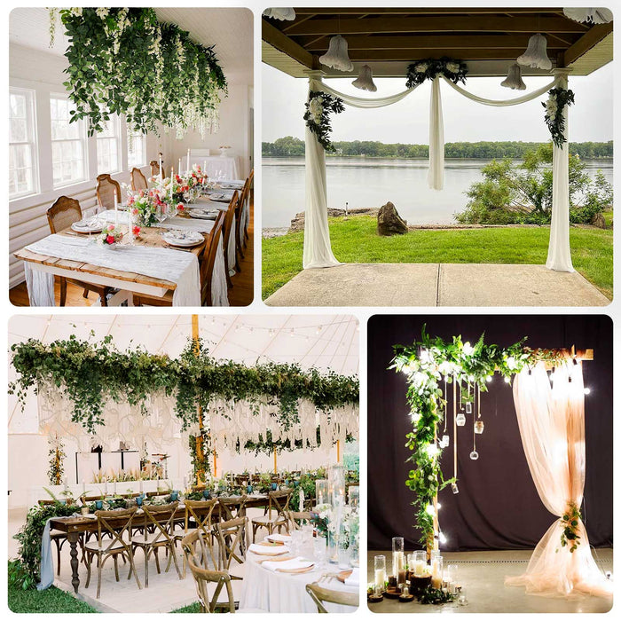 artificial greenery, greenery bushes, rose leaf vines, hanging leaf vines, leaf vines, artificial rose leaf, silk hanging vines#color_parent