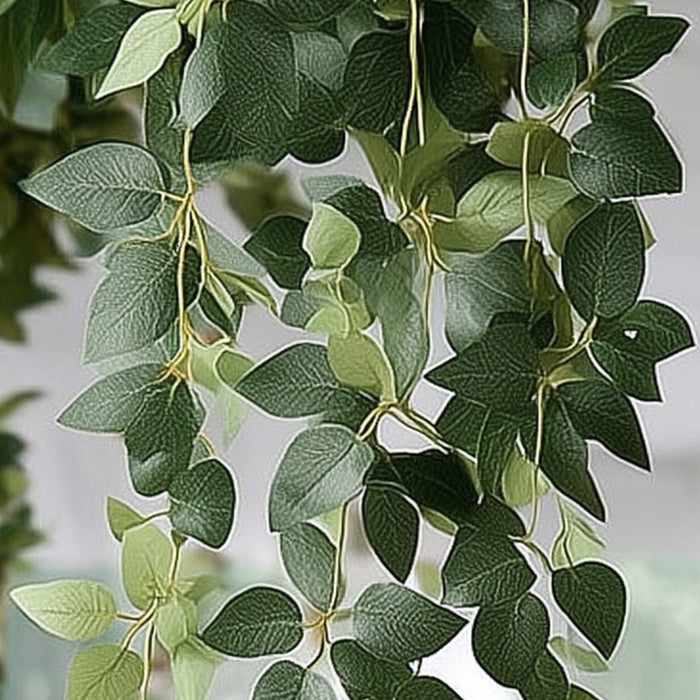 artificial greenery, greenery bushes, rose leaf vines, hanging leaf vines, leaf vines, artificial rose leaf, silk hanging vines#color_parent