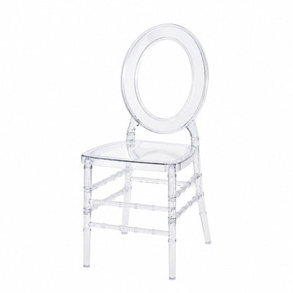 acrylic chiavari chairs, clear ghost chairs, transparent chiavari chairs, acrylic event chairs, resin chiavari chairs, stackable chiavari chairs, armless ghost chairs#color_clear